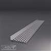 LIKOV LU-L lišta uzavírací perforovaná délka 2,5m tl. 0,8mm, šířka 100mm